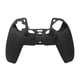 thumbnail image 2 of Funda para DualSense antideslizante funda de silicona suave para controlador PS5 (negro), 2 of 6