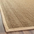 thumbnail image 5 of Safavieh Natural Fiber Collection NF115A Border Herringbone Seagrass Area Rug, 3 x 5, Beige, 5 of 5