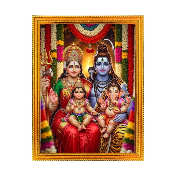 Shiv-Religious God Photo Frame for Home & Pooja Room Decor