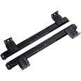 thumbnail image 1 of XINQIHANG Rails Rack Set Under Desk Slider Track Ball Bearing Slides Hardware Multipurpose Home Adjustable Office Keyboard Tray Slides, Black, 1 of 7