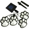 thumbnail image 4 of 4 solar dog animal paw print Lights garden statue lantern LED path 3" light lamp, 4 of 7