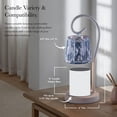 thumbnail image 3 of Simplee Adesso Perry Dimmable Wax Melt Heater Candle Warmer Lamp with Timer & Auto Off, 3 of 18
