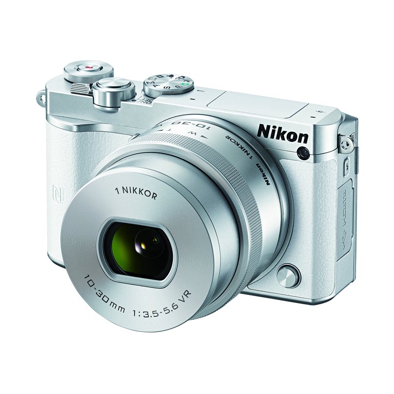 Nikon 1 J5 Mirrorless Digital Camera with 10-30mm Lens - Silver