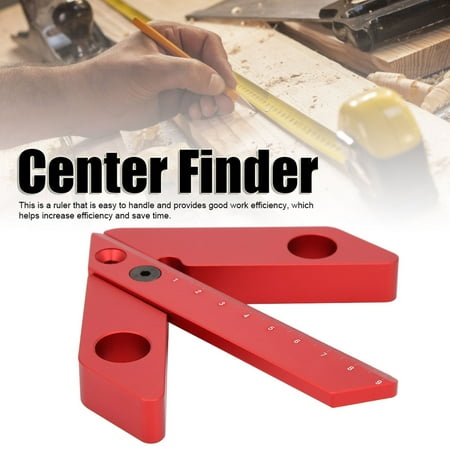 

TOPINCN 45/90 Degree Right Angle Line Gauge Scriber Carpenter Ruler Center Finder Woodworking Tool Woodworking Tool