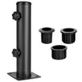 thumbnail image 3 of Support de Base pour Parasol de Patio, Pince pour Parasol en Fer Robuste à Bouton Tournant à la Main, Support de Montage pour Parasol pour l'Extérieur, Cours, Terrasses, Docks, Pontons, Tables de Pique-Nique, 3 of 6