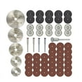 thumbnail image 1 of 60 Pcs Saw Blade Set HSS Mini Circular Saw Blade for Rotary Tools Resin Cut- Wheels, 1 of 6