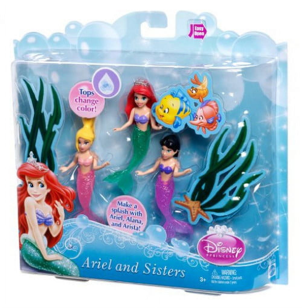 Disney Princess Ariel and Her Sisters Playset, 3-Pack - Walmart.com