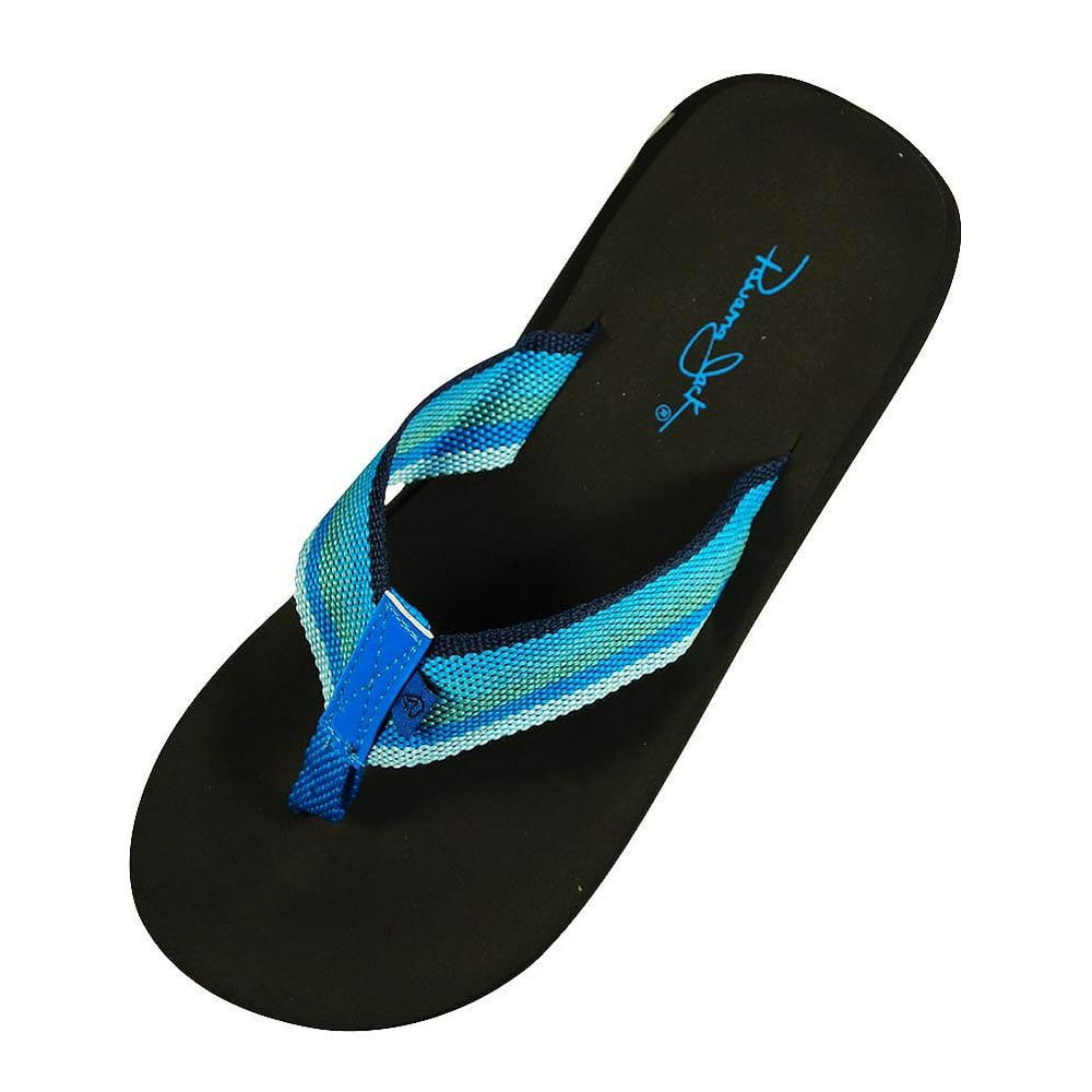 Panama Jack - Panama Jack - Ladies Flip Flop Sandal Black/turquoise ...