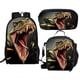 thumbnail image 1 of Set de mochilas con dibujos animados de dinosaurios para niños, escuela, 3 piezas, anime, 1 of 4