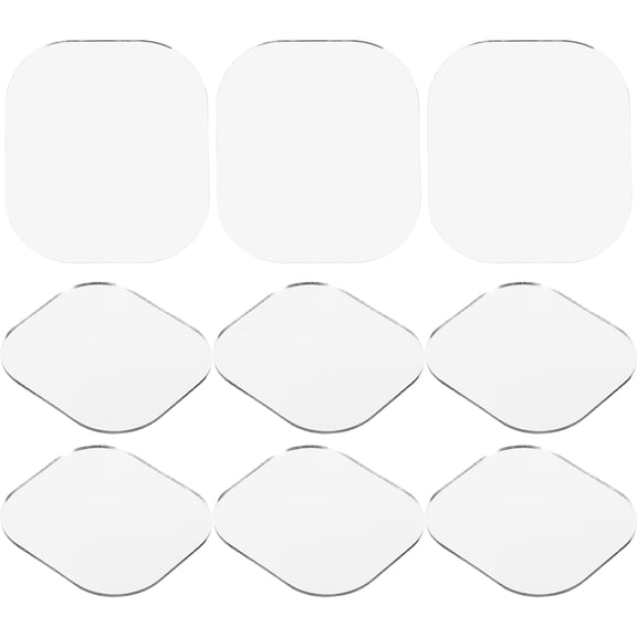 SEWCHICS Small Craft Mirrors Glass 10Pcs