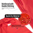 thumbnail image 3 of AC Basics Men's Swim Trunks Swim Shorts Quick Dry 5 inch Inseam Beach Shorts with Compression Liner and Zipper Pocket, 3 of 17