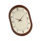thumbnail image 3 of Reloj de pared sencillo, silencioso, sin tictac, decoración del hogar, arte de pared de 40 cm/15,75 pulgadas para Oval, 3 of 9