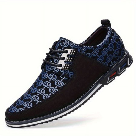 

XIAOGZAHUOP Stylish Microfiber Anti-skid Lace-up Front Business Office Fashion Shoes for Spring and Autumn
