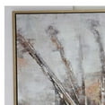 thumbnail image 2 of Benjara 40 x 59 Framed Canvas Oil Painting, Guitar, Natural Fiber, Gray and Brown, 2 of 5
