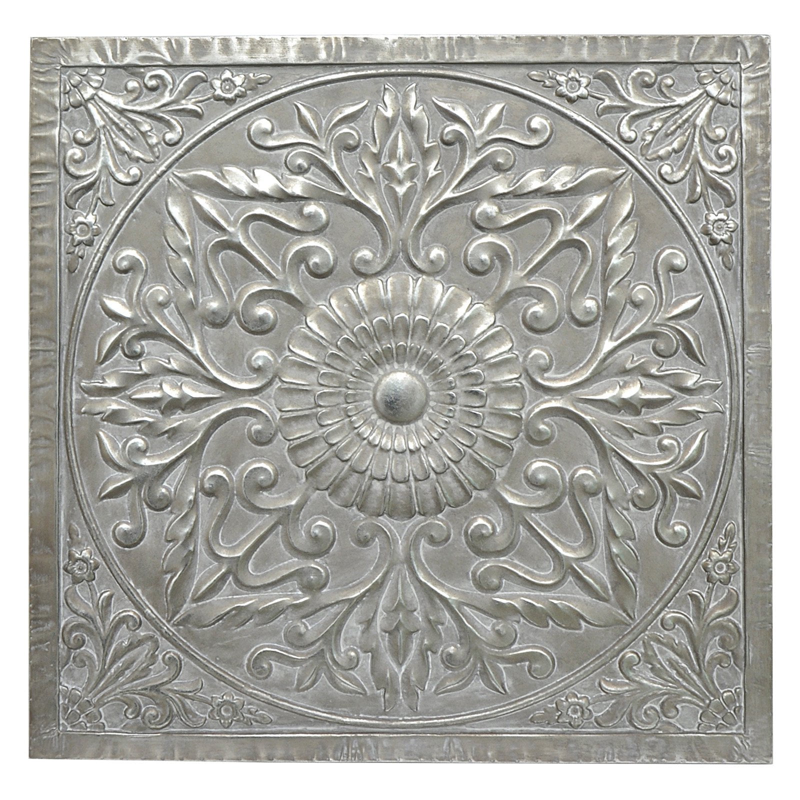 Three Hands Square Medallion Wall Art