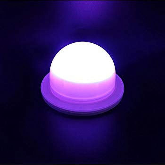 RGB 16 Color Options Remote Control Chargable Under Table Light, Outdoor Indoor Wireless Remote Control LED Garden Corridor Night Light, for Home, Wedding Decor - image 2 of 4