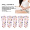thumbnail image 4 of 5 Pcs Serviettes Hygiéniques Lavables, Serviettes de Soins Post-Partum Réutilisables, Serviettes de Maternité Anti-Fuites, Produits pour la Période Menstruelle, Serviettes de Soins pour Femme pour les Soins Post-Partum, Période Menstruelle, 4 of 8