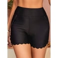 thumbnail image 4 of Charmo Women's High Waisted Sporty Swim Shorts Stretchy Board Shorts Boyleg Swim Trunks, 4 of 5