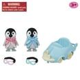 thumbnail image 2 of Calico Critters Penguin Babies Ride 'N Play, Set of 2 Collectible Doll Figures with Pushcart Accessory, 2 of 6