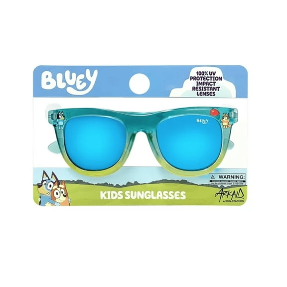 Bluey Kids Sunglasses 100% Protection Impact Resistant Lenses