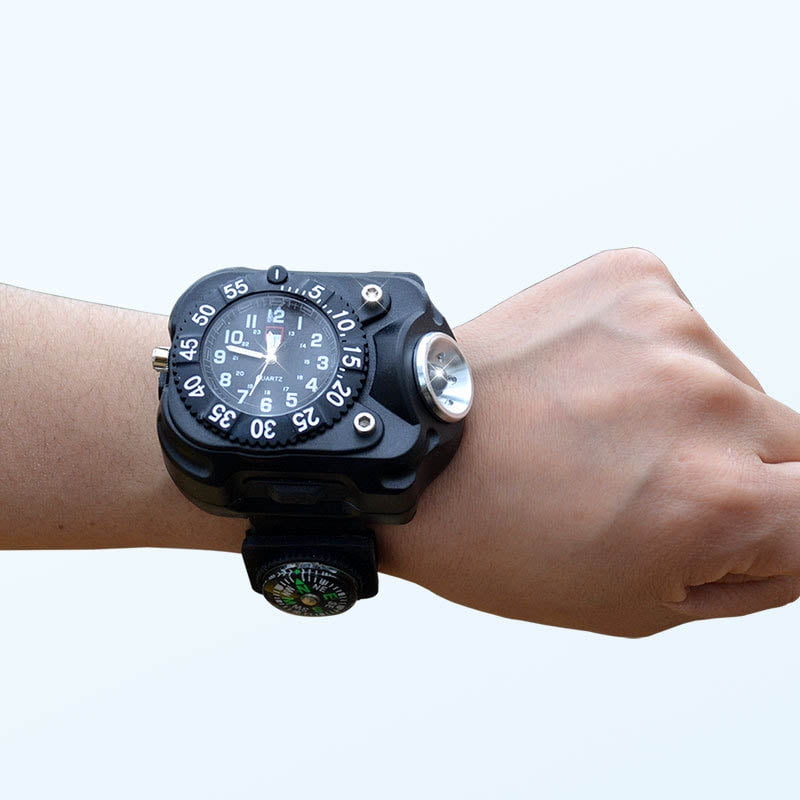 watch with led flashlight