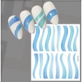 thumbnail image 1 of 5pcs Colorful Ribbon Magic Simple Ballet Streamer Line Pattern Adheisve Nail Art Stickers Decals Manicure（DP1420）, 1 of 1