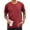 Wine red, variant on LANGWYQU Summer Short Sleeved Men Solid Color V-Neck Shirt Tops With Pocket