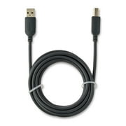 onn 10ft USB Printer Cable, USB to USB-B, Gray, 1 Piece per Pack