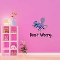 thumbnail image 3 of Boys Don't Worry Cute Sports Wall Decal Decoration Thalassophile Motivational Quote Wall Decal Lasts Years and Easily Removable - Size: 10 In(W) x 9 In(H), 3 of 5