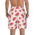 thumbnail image 3 of Naloa Watermelon Men's Beach Shorts, Surfing shorts, Swim trunks, Quick Dry Swim Trunks for Surfing Beach Fun - Large, 3 of 9