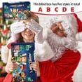 thumbnail image 4 of Calendario de Adviento de Navidad 2024, 24 unidades, lindo calendario de Adviento para niños, juguetes de minifiguras, calendario de cuenta regresiva de 24 días, 4 of 5