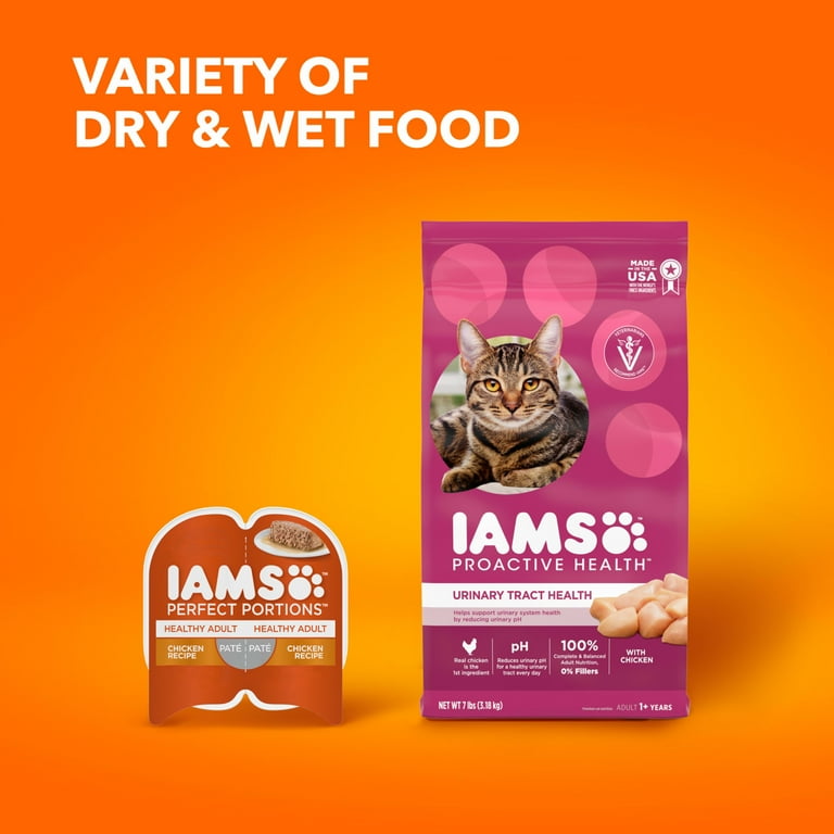 Iams cat food outlet calories