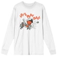 thumbnail image 6 of Dr Pepper Let's Play Ball Crew Neck Long Sleeve Men's White Tee -XXL, 6 of 7