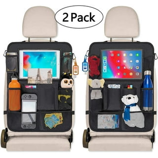 2 Pack Car Backseat Organizer Storage Pockets Kick Mats Seat Back Protector  Vehicles Travel Accessories for Kids Toy
