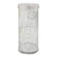 Cesta para barbacoa Red de barbacoa de acero inoxidable para carne, pescado, camarones, verduras (30 cm)