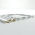 thumbnail image 4 of Ekena millwork 94 1/2"L (Adjustable 108"H to 132"H) Ashford Square Panel Stacked Wall Wainscot Paneling Kit, 4 of 10