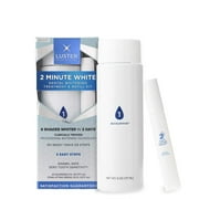 Luster Premium White 2 Minute Enamel Safe & Effective Professional Teeth Whitening Treatment Kit with Refill