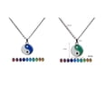 thumbnail image 1 of 2 pcs Collar Colgante de Bagua Cambiará de Acuerdo con de Ánimo y Temperatura de Cuerpo jinwen Collar de cambio de humor, 1 of 6