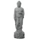 thumbnail image 2 of Decoración de estatua de Buda pequeña, regalo, meditación de pie, artesanía, para decoración de porche de casa interior Gloria Estatua de Buda, 2 of 9