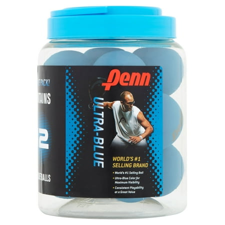 Penn Ultra Blue Racquetballs (12 Ball Canister)