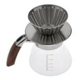 thumbnail image 3 of DOLITY Pour Over Coffee Maker Hand Drip Brewer Pot Carafe w/ Aluminum 17oz, 3 of 9