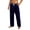 Navy, variant on Vulcanodon Mens Plush Warm Pajama Pants, Fluffy Soft Fleece Sleep Pant with Pockets Lounge Pj Bottoms for Men （Black, M）