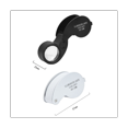 thumbnail image 3 of 40 Times Double LED Lamp Folding Magnifying Glass is Suitable for Jade Jewelry Collection and Appreciation Black, 3 of 5