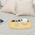 thumbnail image 4 of ETHZZLE 2Pcs Golden Stainless Steel Oval Plates for Baking Cake Desserts and Food Serving Trays, 4 of 8