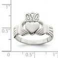 thumbnail image 2 of 925 Sterling Silver Solid Claddagh Ring, 2 of 2