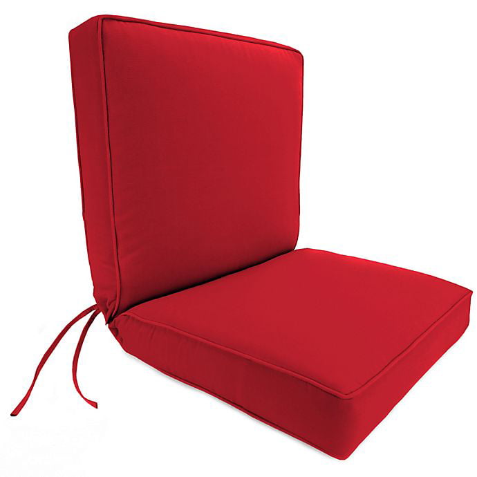 Solid Boxed Edge Dining Chair Cushion, Sunbrella Dining Chair Cushions Canada