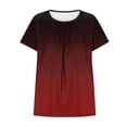 thumbnail image 3 of Bixock Women's Maternity Tops Short Sleeve Pregnant Tops Crew Neck Maternity Shirts Soft Breathable Comfortable Maternity Clothings, 3 of 6