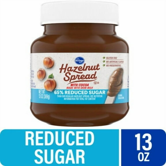 KR Reduced Sugar Hazelnut Spread With Cocoa 13 oz
