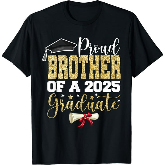 Proud Brother of A 2025 Graduate Senior 2025 Graduation T-Shirt