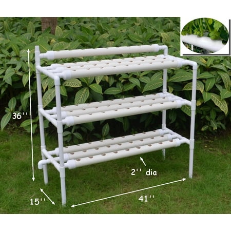 Intbuying Hydroponic Site Grow Kit 90 Garden Plant System